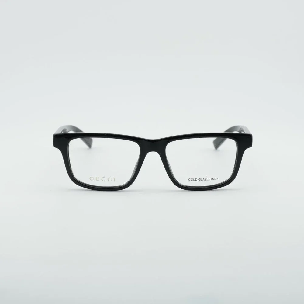 Gucci GG1987O 001 Eyeglasses Black 54mm Square Frame